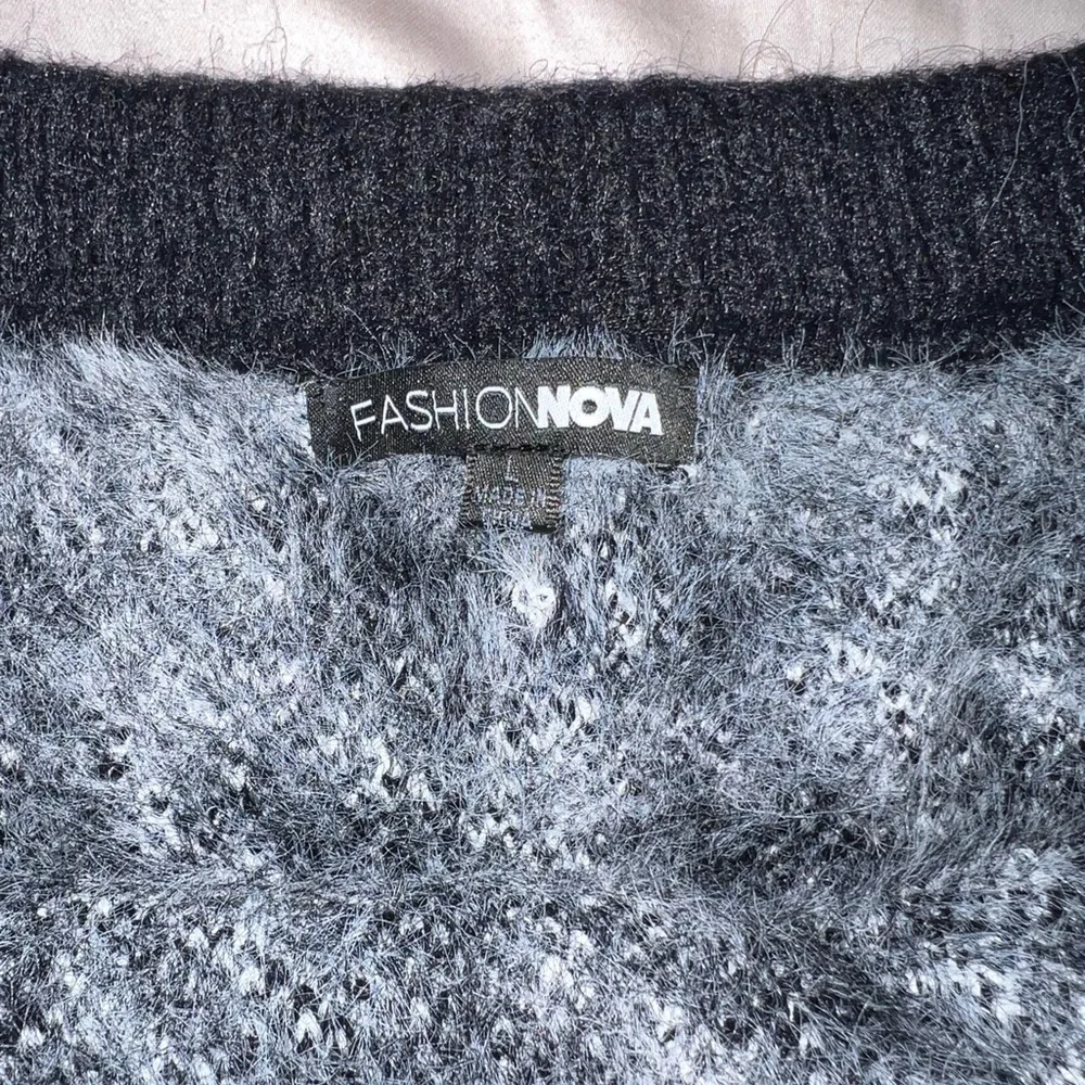 Fashion Nova Oh You Hound Houndstooth Knit Two Piece Skirt Set Size L - Picture 10 of 12